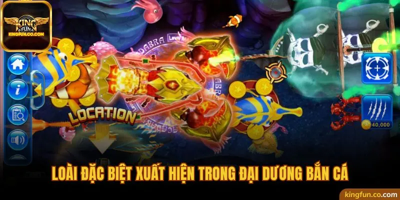 Loài đặc biệt xuất hiện trong đại dương bắn cá